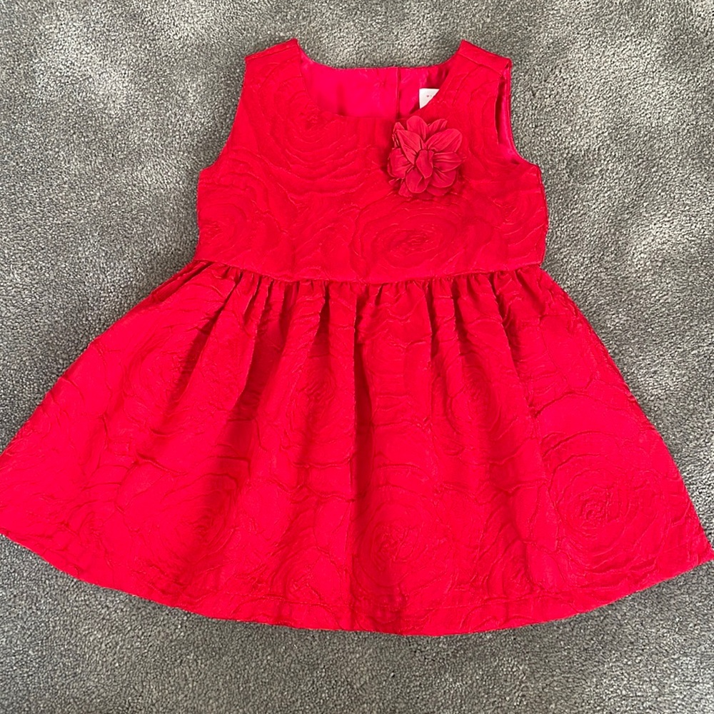 Beautiful Red Floral Dress